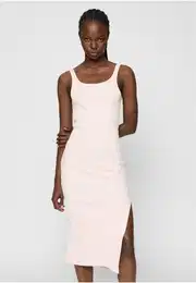 Women's dress LONG - pink