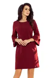Dress with decorative sleeves