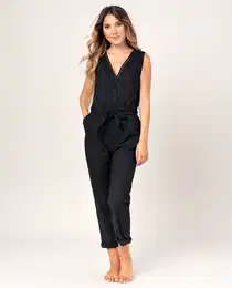 Overal KELLY COMBI PANT Black
