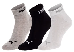 Unisex's 3Pack Socks 887498 White/Black/Grey