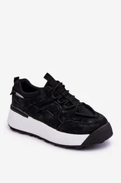 PS1 Women's Platform Sport Shoes Black Dakari