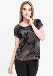 Dmsk triko Camo Back Shaped Tee tmav camo