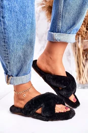 FD1 Women's Moccasins With Decoration Eco Leather Black Tialorae