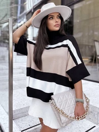 Sweter damski oversize ZEPHYR czarny