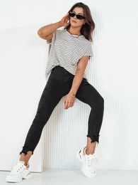 Spodnie damskie jeansowe FAROL czarne