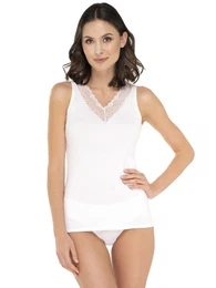 T-shirt Antonina S-2XL white bi