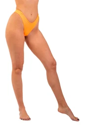 High Cut V-Shape Bikini Bottom 455 Orange Neon S Women's Swimsuit