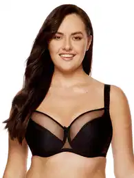 Zara smooth soft bra black