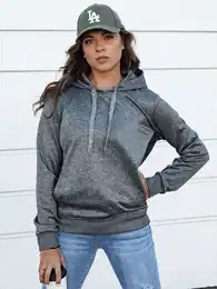 Bluza damska sportowa GIM ciemnoszara