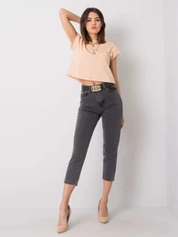 Jeans trousers-320-SP-2764.08P-dark grey
