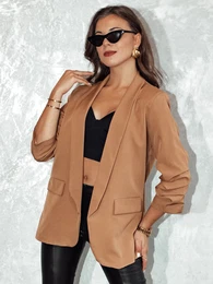 Marynarka damska one size MARANTTA kamelowa