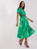 Zelené zavinovací šaty image