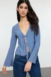 Eleganten Bluze na Kravato za dame image