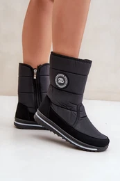 Women's Snow Boots With Zipper Progress
