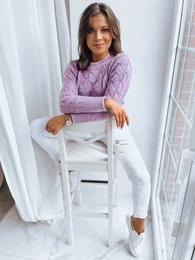 Sweter damski SELAVI liliowy