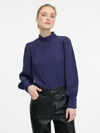 Dark blue women's blouse - Women's