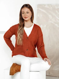 Sweter damski CHICLINE rudy
