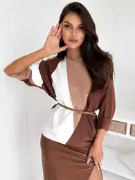 Sweter damski ROSETTA trjkolorowy