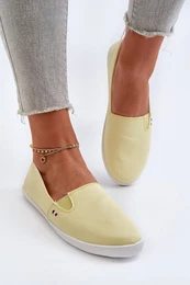 PE1 Women's Yellow Slip-On Sneakers Adrancia