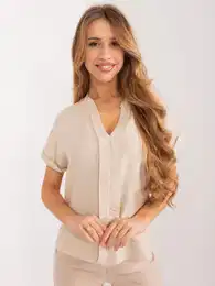 Blouse-D60103F11204A-beige