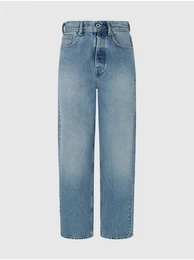 Svtle modr dmsk straight fit dny - Dmsk