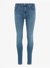 Blue women's skinny jeans - Women