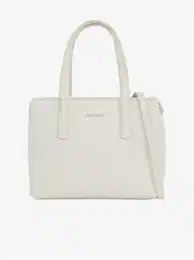 Beige women's handbag - Women's