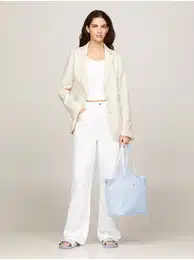 Light blue women's handbag - Women's