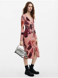 Dmsk vzorovan pletov aty Maxflower Scrbble Lacroix - Dmsk