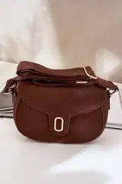 marka niezdefiniowana Crossbody Bag Made Of Eco Leather Chocolate Samriddhi