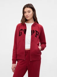 Zip-up hoodie with logo - Women's