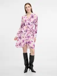 Pink women's knee-length dress - Women's