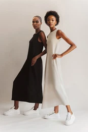 Black-Stone 2-Pack 100% Cotton Knitted Lining Underwear Dress