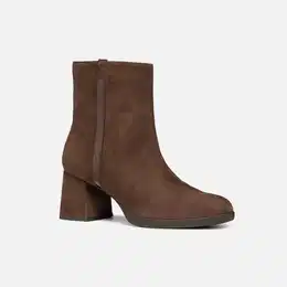 Dark brown women's ankle boots Walk Pleasure 55 - Women's