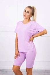 Set of top+leggings purple