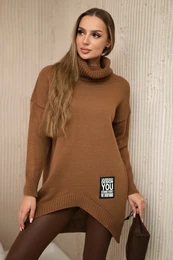Kesi Woski Turtleneck sweater chocolate
