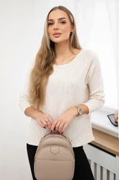 Kesi Woski Crew neck sweater light beige