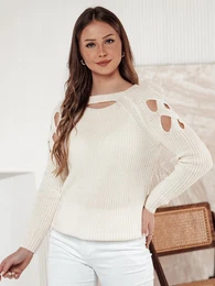 Sweter damski SLITARIA ecru