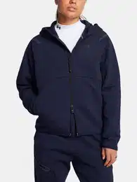 Women's sweatshirt UNSTOPPABLE FLC GRID FZ - Women's