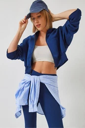 Women's Hooded Zippered Cardigan
