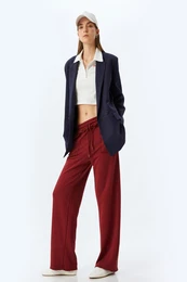 Claret Red Women's Sweatpants