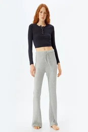 Grey Melange Women's Pajama Bottoms