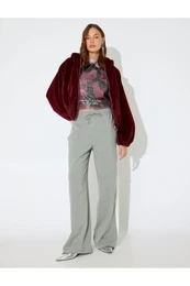 X Inji - Wide Leg, Pleated, Waist-Tie, Pocket Detailed Tracksuit Trousers