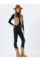 High Waist Jeans Skinny Leg Buttoned Pocket - Skinny Fit Jeans