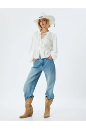 Straight Long Leg Regular Waist Jeans - Longer Straight Fit Jeans