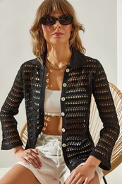 Women's Openwork Cardigan