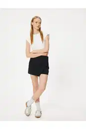 Basic Crop T-Shirt Slim Fit Crew Neck Short Sleeve