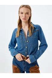 Medium Indigo Women's Shirt