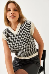 Women's Striped Knitwear Sweater