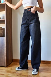 Women's Wide Leg Baggy Denim Trousers 388